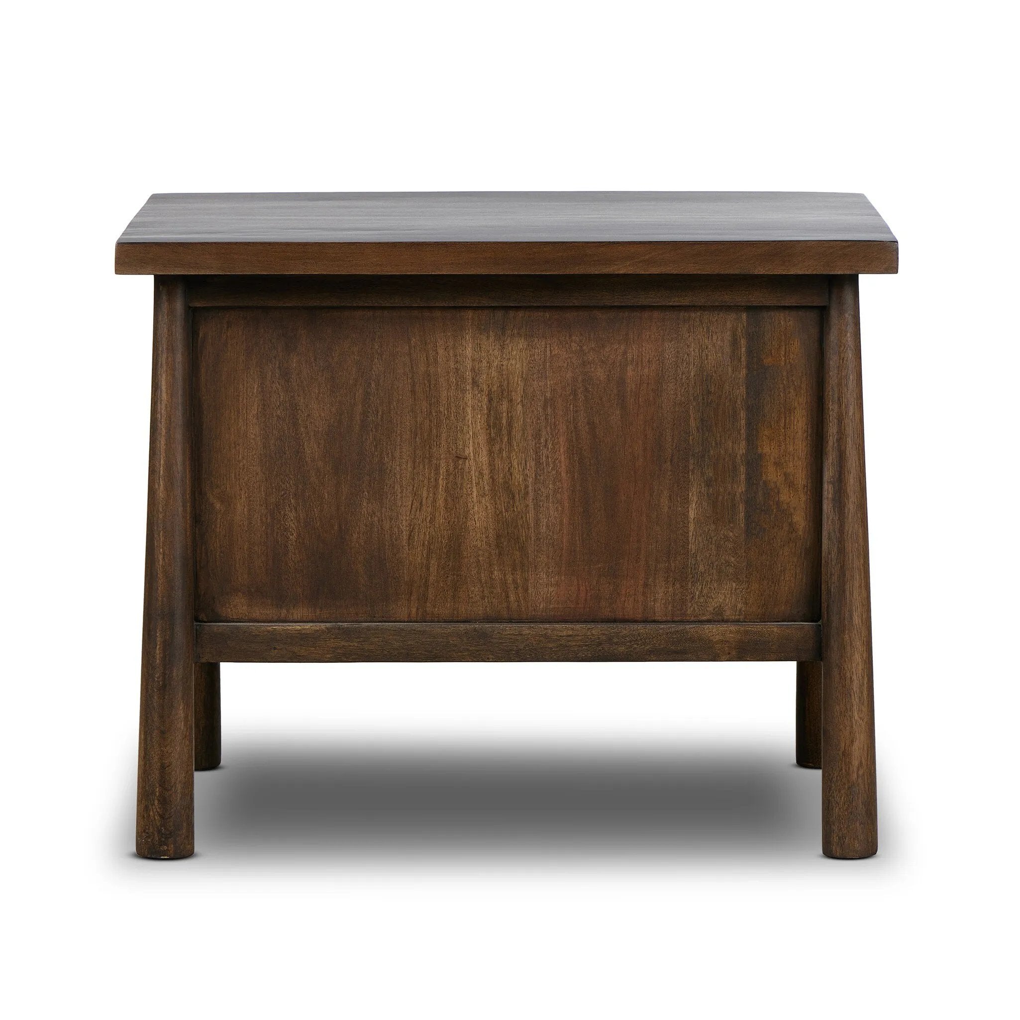 Featuring Freddie Brown Nightstand by Four Hands at Amethyst Home. Inspired by French antique design, this dresser stands on round tapered legs with a prominent overhang top. Made of mango wood with cast iron key ring pulls, two drawers make it a versatile choice as a dresser or nightstand.
Overall Dimensions: 22.0" L x 32.0 " W x 26.0" H
Collection: MayaCol. Amethyst Home provides interior design, new home construction design consulting, vintage area rugs, and lighting in the Portland metro area.