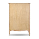 Traditional design defines this light-finished oak cabinet. Simple, clean side panels highlight a softly curved bottom frame. Steel handles in a copper patina finish add a unique touch.As fans of wabi sabi design at Amethyst, we love the nature inspired Gates Cabinet - Light Natural Oak Veneer. Amethyst Home provides interior design, new home construction design consulting, vintage area rugs, and lighting in the Dallas metro area.