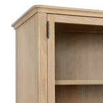 Traditional design defines this light-finished oak cabinet. Simple, clean side panels highlight a softly curved bottom frame. Steel handles in a copper patina finish add a unique touch.As fans of wabi sabi design at Amethyst, we love the nature inspired Gates Cabinet - Light Natural Oak Veneer. Amethyst Home provides interior design, new home construction design consulting, vintage area rugs, and lighting in the Park City metro area.