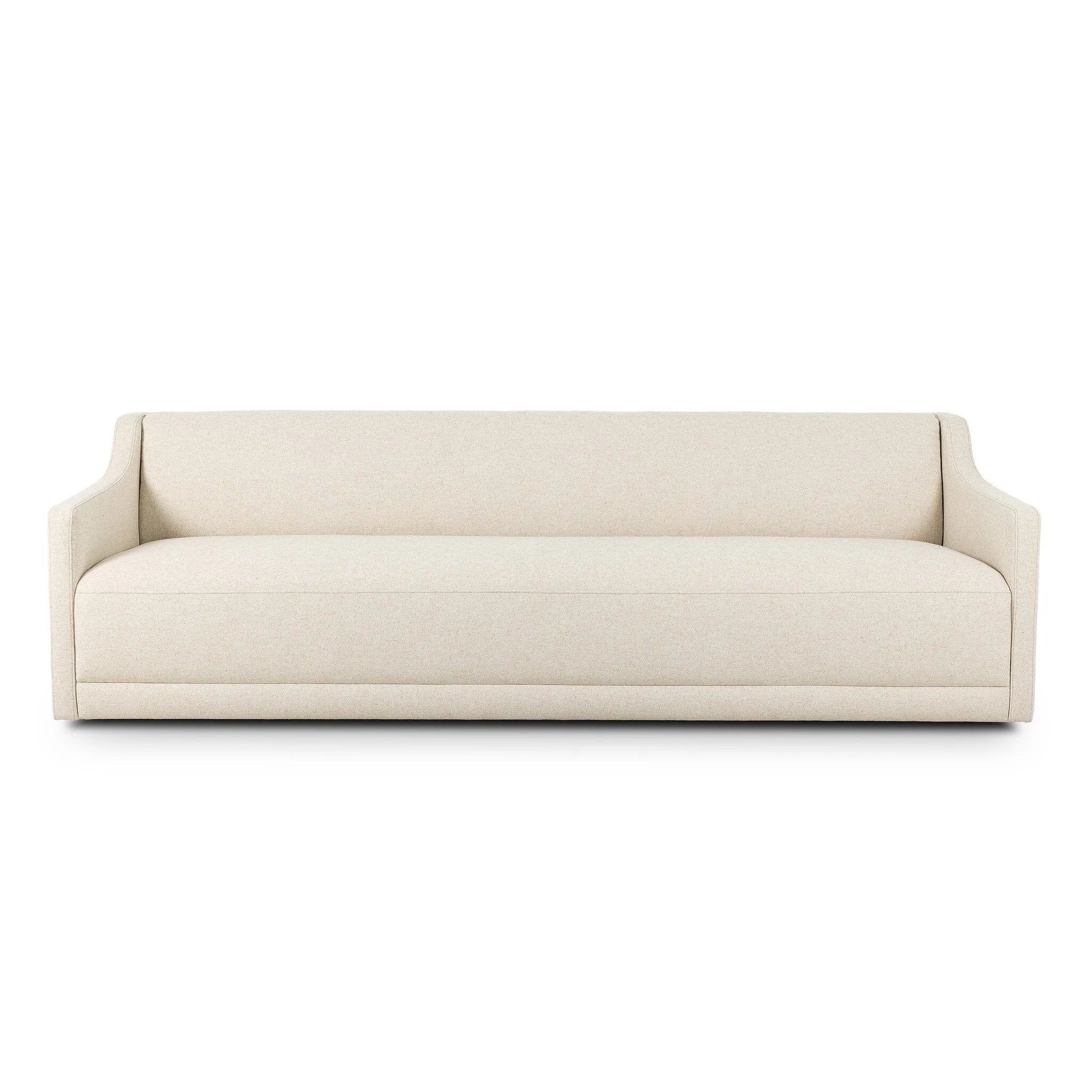 Streamlined proportions meet a reimagined traditional silhouette. Inset with hidden feet, the chair features refined, sleek dimensions and a tiered, upholstered seat deck for a tailored look.As fans of clean materials at Amethyst, we love the optimistic inspired Gianna Sofa- 95" - Antwerp Natural. Amethyst Home provides interior design, new home construction design consulting, vintage area rugs, and lighting in the Alpharetta metro area.