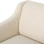Streamlined proportions meet a reimagined traditional silhouette. Inset with a smooth swivel base, the chair features refined, sleek dimensions and a tiered, upholstered seat deck for a tailored look.As enthusiasts of organic modern design at Amethyst, we love the warm modern inspired Gianna Swivel Chair - Antwerp Natural. Amethyst Home provides interior design, new home construction design consulting, vintage area rugs, and lighting in the Austin metro area.