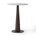 Featuring Goetz Honed White Marble Bar Table by Four Hands at Amethyst Home. For this fresh take on traditional tulip shaping, a solid oak base pairs with a solid marble tabletop. Perfectly sized for the bar.
Overall Dimensions: 32.0" L x 32.0 " W x 42.5" H
Collection: AllstonColors: Honed White Marble, Brown OakMaterials: Solid Marble, Solid OakWeight: . Amethyst Home provides interior design, new home construction design consulting, vintage area rugs, and lighting in the Laguna Beach metro area.