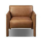 A bold chair design inspired by Italian modernism. Made from rich top-grain leather, with a wide format that contrasts slimmer chamfered legs leaving airiness underneath. The result: A beautiful balance of scale.As enthusiasts of wabi sabi style at Amethyst, we love the optimistic inspired Graford Chair - Chaps Saddle. Amethyst Home provides interior design, new home construction design consulting, vintage area rugs, and lighting in the Houston metro area.