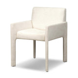 A bold dining chair design inspired by Italian modernism. The wide format that contrasts slimmer chamfered legs leaving airiness underneath. The result: A beautiful balance of scale. Soft, easy to clean and free of PFAS, Crypton® performance fabric is specially engineered for protection against stains, moisture and odor. Amethyst Home provides interior design, new home construction design consulting, vintage area rugs, and lighting in the Alpharetta metro area.