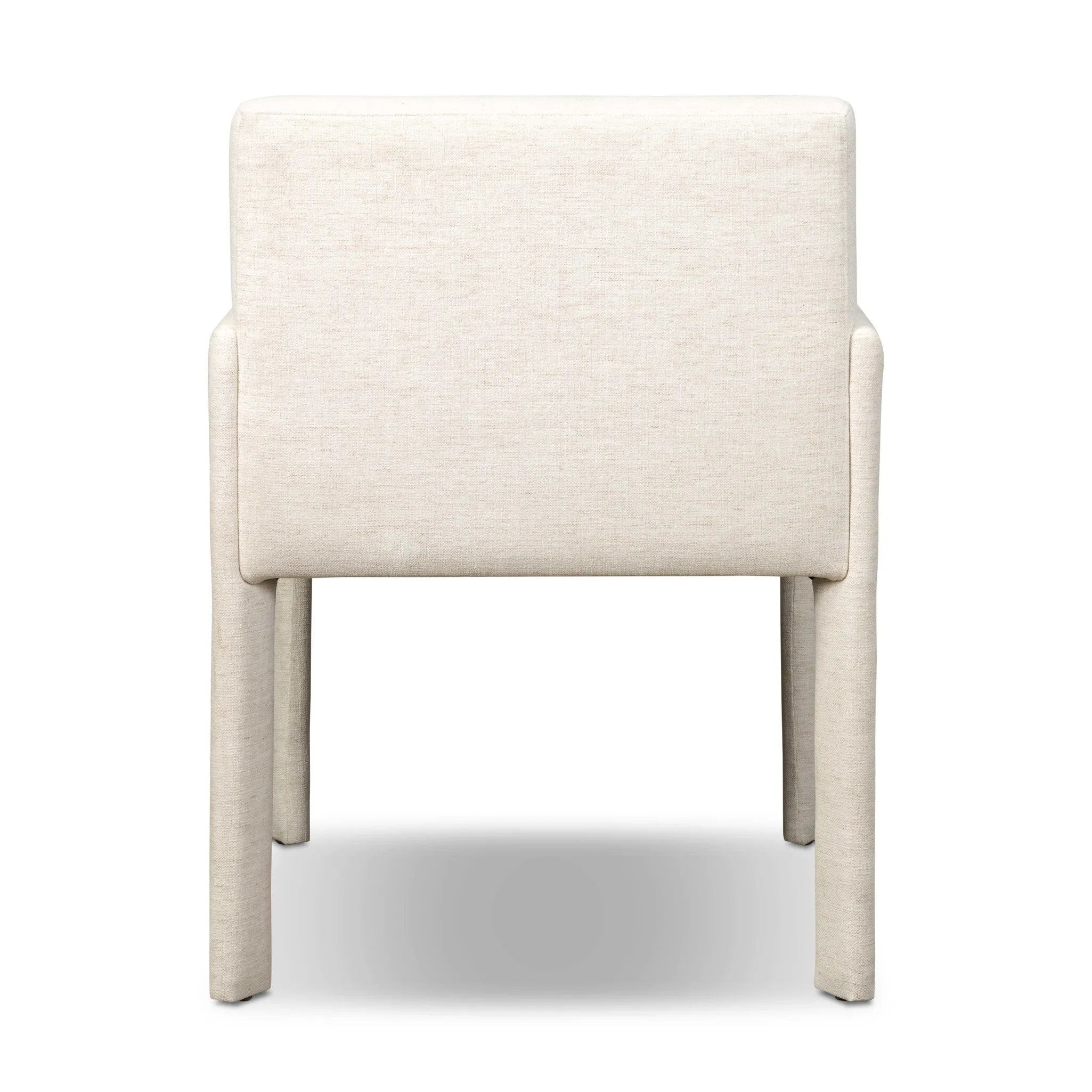 A bold dining chair design inspired by Italian modernism. The wide format that contrasts slimmer chamfered legs leaving airiness underneath. The result: A beautiful balance of scale. Soft, easy to clean and free of PFAS, Crypton® performance fabric is specially engineered for protection against stains, moisture and odor. Amethyst Home provides interior design, new home construction design consulting, vintage area rugs, and lighting in the Winter Garden metro area.