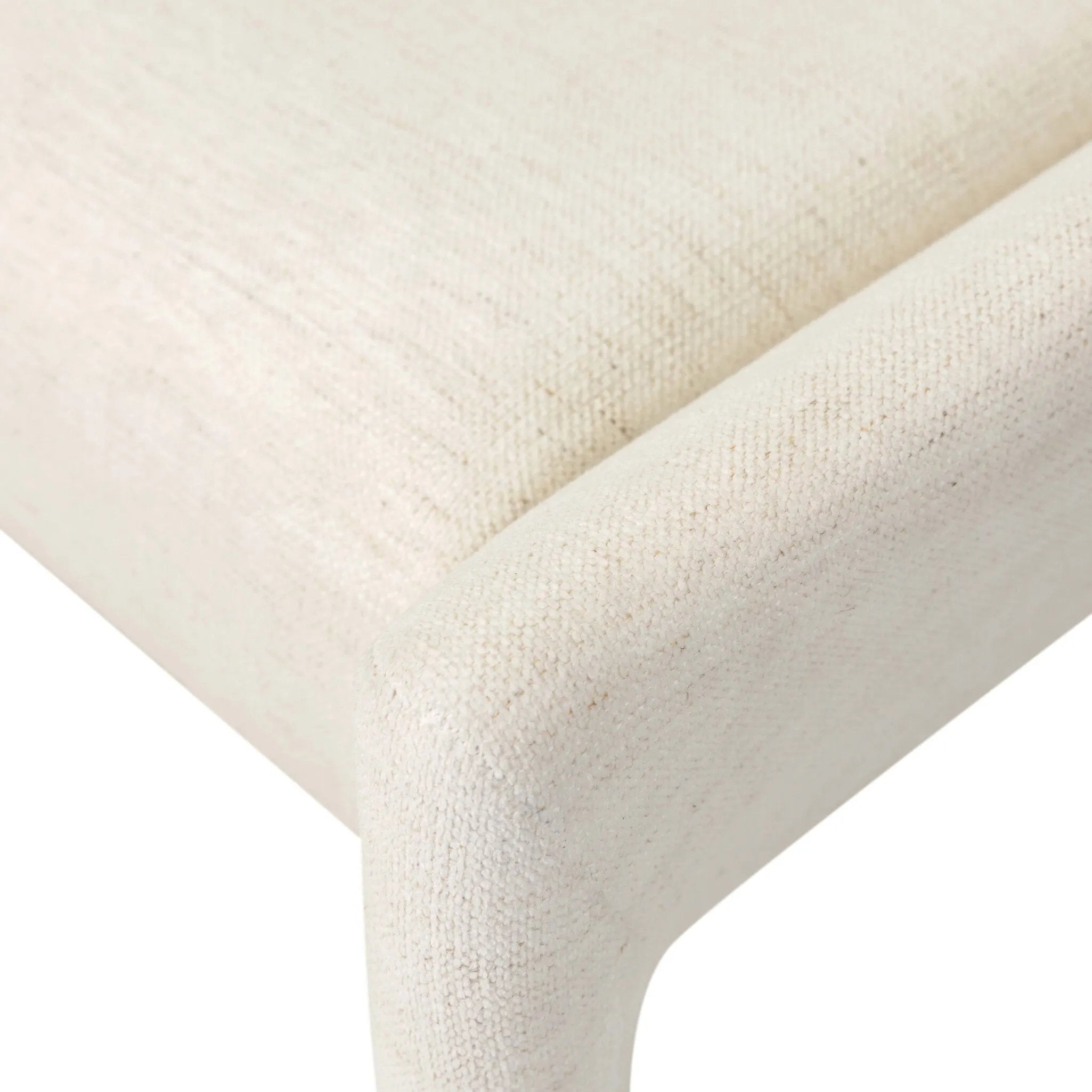 A bold design inspired by Italian modernism. Made from Crypton® performance fabric, with a wide format that contrasts slimmer chamfered legs and a thin metal footrest. The result: A beautiful balance of scale, perfectly sized for the counter. Amethyst Home provides interior design, new home construction design consulting, vintage area rugs, and lighting in the Newport Beach metro area.