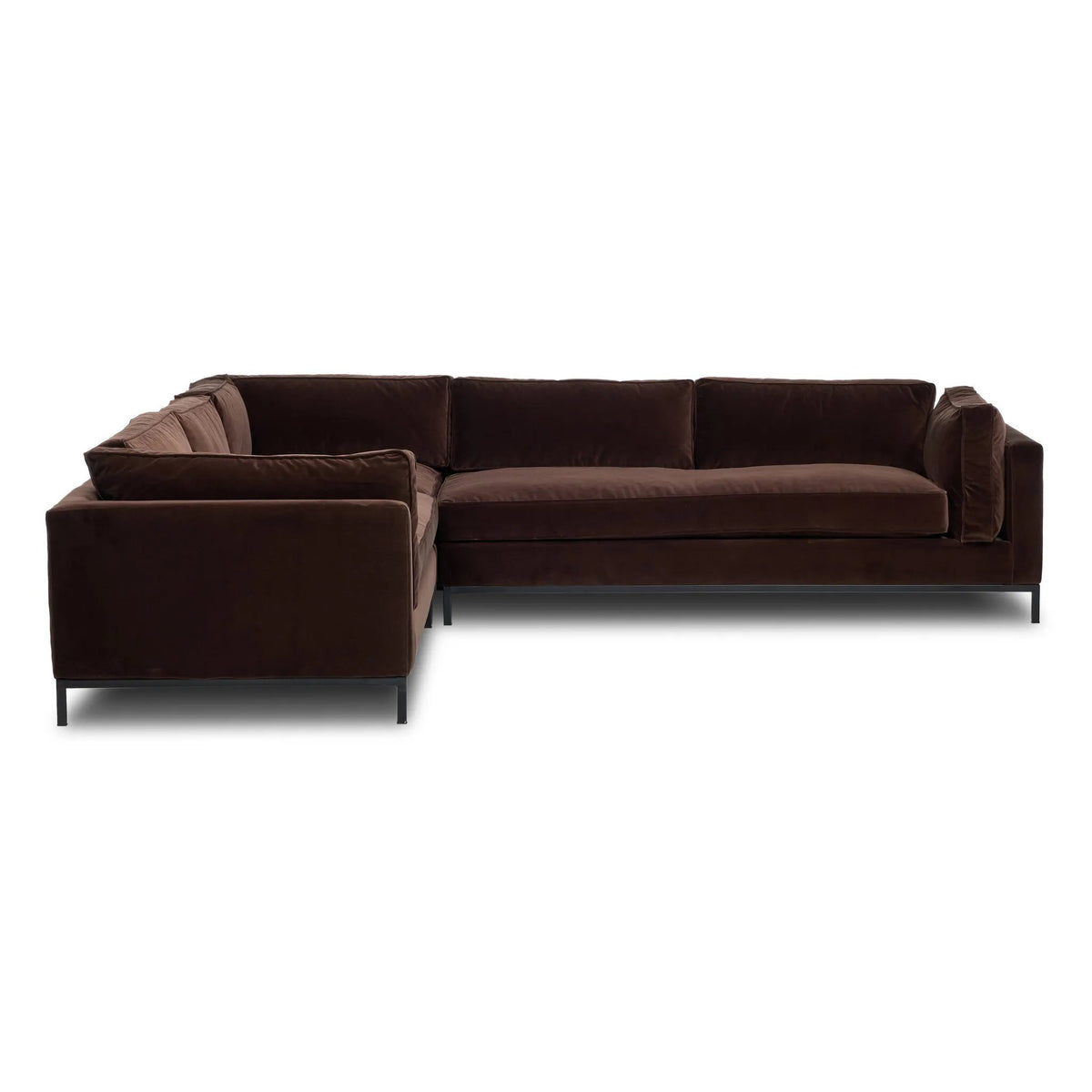 Grammercy 3-Piece Sectional - Surrey Cocoa | ready to ship!