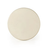 Statuesque and streamlined, an outdoor end table is crafted of smooth solid concrete and detailed with ribbed edging on top. Cover or store indoors during inclement weather and when not in use.As enthusiasts of wabi sabi design at Amethyst, we love the warm modern inspired Grecia Outdoor End Table. Amethyst Home provides interior design, new home construction design consulting, vintage area rugs, and lighting in the Newport Beach metro area.