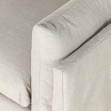 Featuring Habitat Bennett Moon Sofa by Four Hands at Amethyst Home. A slipcovered sofa made for modern living. Shelter arms and big, pillow-inspired cushions are covered in a durable comfortable fabric prime for lounging. Performance fabrics are specially created to withstand spills, stains, high traffic and wear, ensuring long-term comfort and unmatched. Amethyst Home provides interior design, new home construction design consulting, vintage area rugs, and lighting in the Laguna Beach metro area.