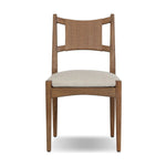 A curved back wrapped and textural woven paper cord take this everyday dining chair to new heights. FSC®-certified teak frames a tightly woven seat for a clean, monochromatic look. Cover or store inside during inclement weather and when not in use. Amethyst Home provides interior design, new home construction design consulting, vintage area rugs, and lighting in the Newport Beach metro area.