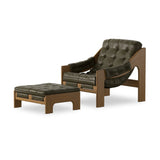 Halston Chair With Ottoma Amethyst Home provides interior design, new home construction design consulting, vintage area rugs, and lighting in the Omaha metro area.