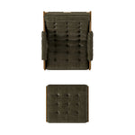 Halston Chair With Ottoma Amethyst Home provides interior design, new home construction design consulting, vintage area rugs, and lighting in the San Diego metro area.