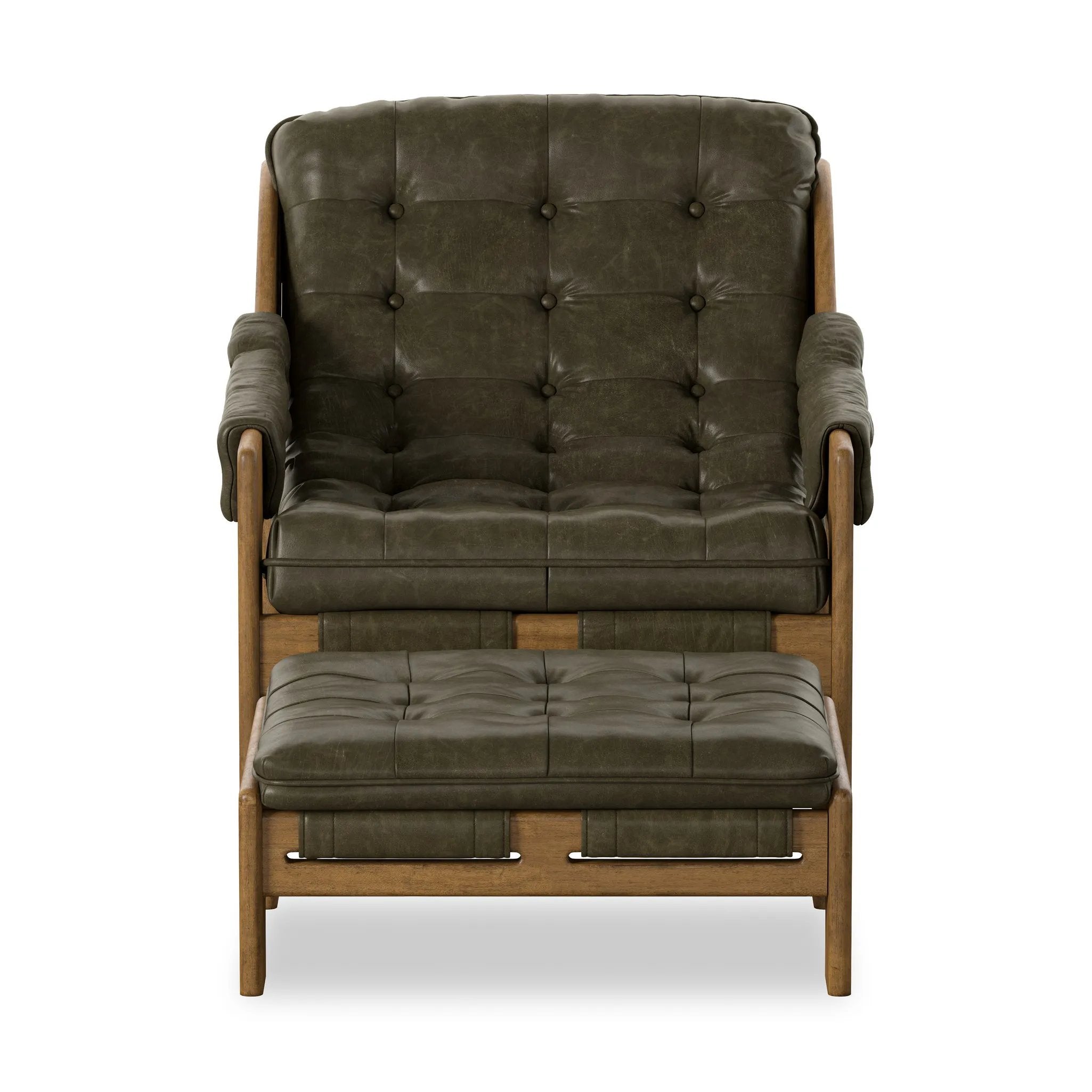 Halston Chair With Ottoma Amethyst Home provides interior design, new home construction design consulting, vintage area rugs, and lighting in the Winter Garden metro area.