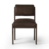 Featuring Hamlet Cottswald Cigar Nubuck Dining Chair by Four Hands at Amethyst Home. Expertly crafted for both comfort and style, our Hamlet Cottswald Cigar Nubuck Dining Chair is the perfect addition to any dining room. With its durable construction and luxurious nubuck material, this chair provides an inviting and elegant seating option for your guests.. Amethyst Home provides interior design, new home construction design consulting, vintage area rugs, and lighting in the Los Angeles metro area.