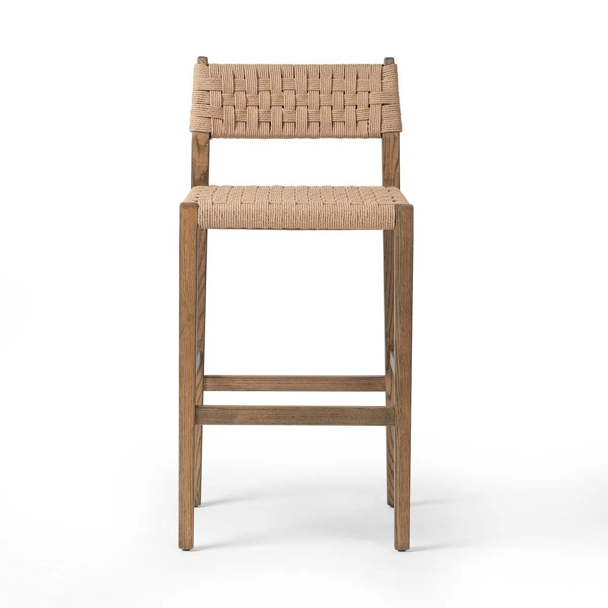 Hamlin Double Twisted Paper Cord Bar Stool | ready to ship!