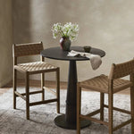 Featuring Hamlin Double Twisted Paper Cord Counter Stool by Four Hands at Amethyst Home. Expertly crafted using double twisted paper cord, the Hamlin Counter Stool is not only visually stunning but also incredibly durable. Its unique construction offers a 20% higher weight capacity compared to traditional stools.
Overall Dimensions: 20.0" L x 19.75 " W x 37.25. Amethyst Home provides interior design, new home construction design consulting, vintage area rugs, and lighting in the Dallas metro area.