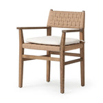 Featuring Hamlin Dover Crescent Dining Armchair With Cushion by Four Hands at Amethyst Home. The Hamlin Dover Crescent Dining Armchair is designed for ultimate comfort and style. With its cushioned seat and stylish arm rests, this chair provides the perfect seating option for any dining table. Add a touch of elegance to your dining experience with this co. Amethyst Home provides interior design, new home construction design consulting, vintage area rugs, and lighting in the Los Angeles metro area.