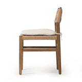 Featuring Hamlin Dover Crescent Dining Chair With Cushion by Four Hands at Amethyst Home. Introducing the Hamlin Dover Crescent Dining Chair with Cushion, the perfect addition to any dining room. The chair boasts a comfortable cushion for added support and is expertly crafted for long-lasting durability. Enhance your dining experience with this elegant and fun. Amethyst Home provides interior design, new home construction design consulting, vintage area rugs, and lighting in the Austin metro area.