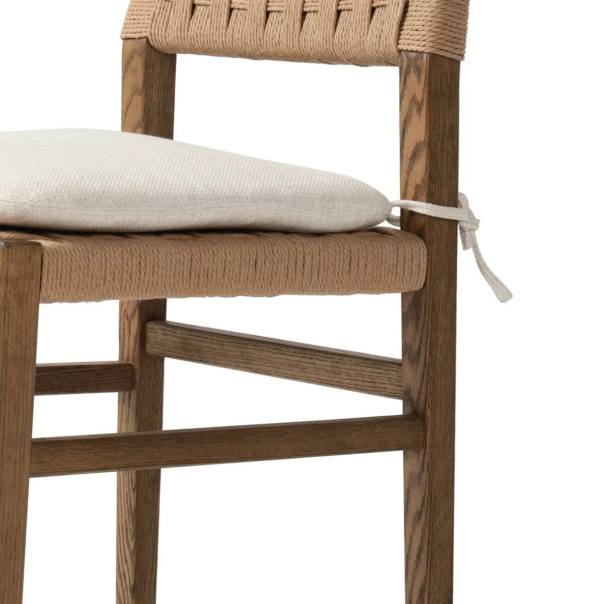 Featuring Hamlin Dover Crescent Dining Chair With Cushion by Four Hands at Amethyst Home. Introducing the Hamlin Dover Crescent Dining Chair with Cushion, the perfect addition to any dining room. The chair boasts a comfortable cushion for added support and is expertly crafted for long-lasting durability. Enhance your dining experience with this elegant and fu. Amethyst Home provides interior design, new home construction design consulting, vintage area rugs, and lighting in the Seattle metro area.