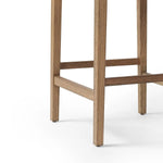 Featuring Hamlin Dover Crescent Counter Stool With Cushion by Four Hands at Amethyst Home. Expertly crafted, the Hamlin Dover Crescent Counter Stool provides comfortable seating with its cushioned design. Perfect for a home bar or kitchen island, this stool offers both style and function. Its sturdy construction ensures long-lasting durability, making it a wis. Amethyst Home provides interior design, new home construction design consulting, vintage area rugs, and lighting in the Austin metro area.