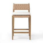 Featuring Hamlin Dover Crescent Counter Stool With Cushion by Four Hands at Amethyst Home. Expertly crafted, the Hamlin Dover Crescent Counter Stool provides comfortable seating with its cushioned design. Perfect for a home bar or kitchen island, this stool offers both style and function. Its sturdy construction ensures long-lasting durability, making it a. Amethyst Home provides interior design, new home construction design consulting, vintage area rugs, and lighting in the Washington metro area.