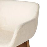 Featuring Hannah Kerbey Ivory Swivel Bar + Counter Stool by Four Hands at Amethyst Home. BarOverall Dimensions: 21.75"w x 20.50"d x 40.75"hWeight: 23.81 lbsCounterOverall Dimensions: 21.75"w x 20.50"d x 36.75"hWeight: 21.61 lbsMaterials: 96% Polyester, 4% Acrylic, Solid Ash, Poplar Plywood. Amethyst Home provides interior design, new home construction design consulting, vintage area rugs, and lighting in the Charlotte metro area.
