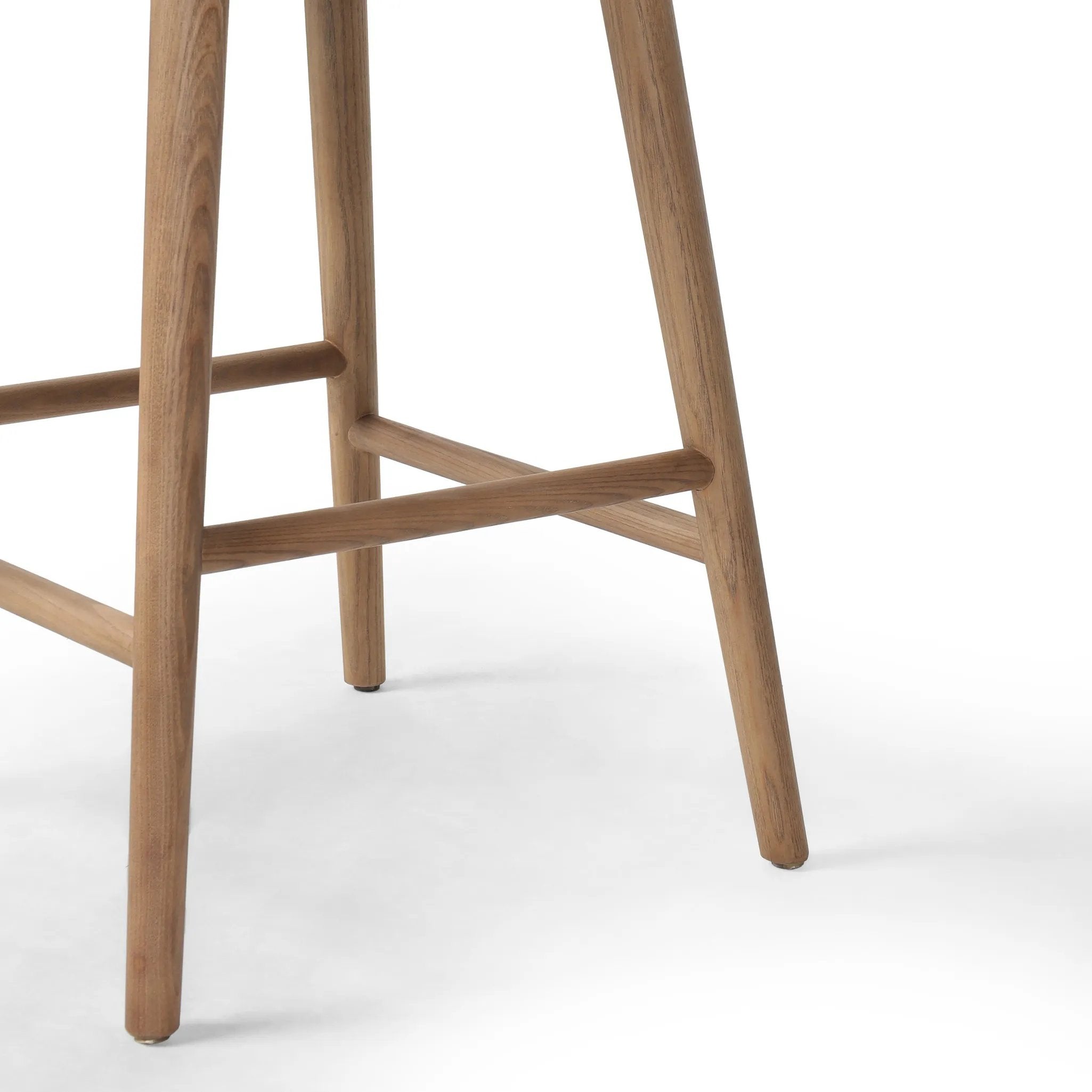 Featuring Hannah Kerbey Ivory Swivel Bar + Counter Stool by Four Hands at Amethyst Home. BarOverall Dimensions: 21.75"w x 20.50"d x 40.75"hWeight: 23.81 lbsCounterOverall Dimensions: 21.75"w x 20.50"d x 36.75"hWeight: 21.61 lbsMaterials: 96% Polyester, 4% Acrylic, Solid Ash, Poplar Plywood. Amethyst Home provides interior design, new home construction design consulting, vintage area rugs, and lighting in the Los Angeles metro area.
