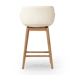 Featuring Hannah Kerbey Ivory Swivel Bar + Counter Stool by Four Hands at Amethyst Home. BarOverall Dimensions: 21.75"w x 20.50"d x 40.75"hWeight: 23.81 lbsCounterOverall Dimensions: 21.75"w x 20.50"d x 36.75"hWeight: 21.61 lbsMaterials: 96% Polyester, 4% Acrylic, Solid Ash, Poplar Plywood. Amethyst Home provides interior design, new home construction design consulting, vintage area rugs, and lighting in the Nashville metro area.