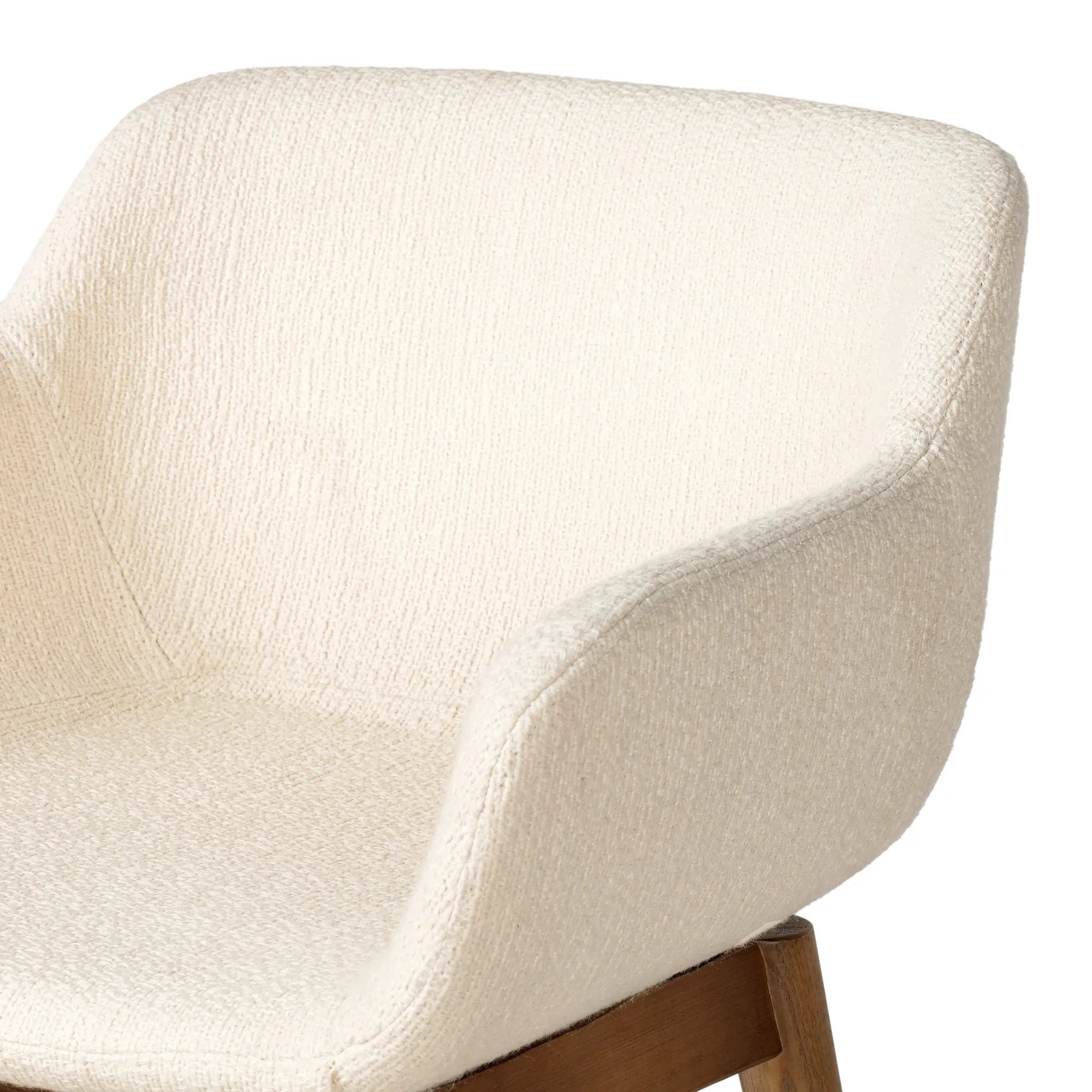 Featuring Hannah Kerbey Ivory Swivel Bar + Counter Stool by Four Hands at Amethyst Home. BarOverall Dimensions: 21.75"w x 20.50"d x 40.75"hWeight: 23.81 lbsCounterOverall Dimensions: 21.75"w x 20.50"d x 36.75"hWeight: 21.61 lbsMaterials: 96% Polyester, 4% Acrylic, Solid Ash, Poplar Plywood. Amethyst Home provides interior design, new home construction design consulting, vintage area rugs, and lighting in the Omaha metro area.