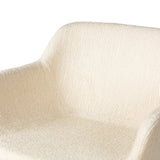 Featuring Hannah Kerbey Ivory Swivel Bar + Counter Stool by Four Hands at Amethyst Home. BarOverall Dimensions: 21.75"w x 20.50"d x 40.75"hWeight: 23.81 lbsCounterOverall Dimensions: 21.75"w x 20.50"d x 36.75"hWeight: 21.61 lbsMaterials: 96% Polyester, 4% Acrylic, Solid Ash, Poplar Plywood. Amethyst Home provides interior design, new home construction design consulting, vintage area rugs, and lighting in the Seattle metro area.