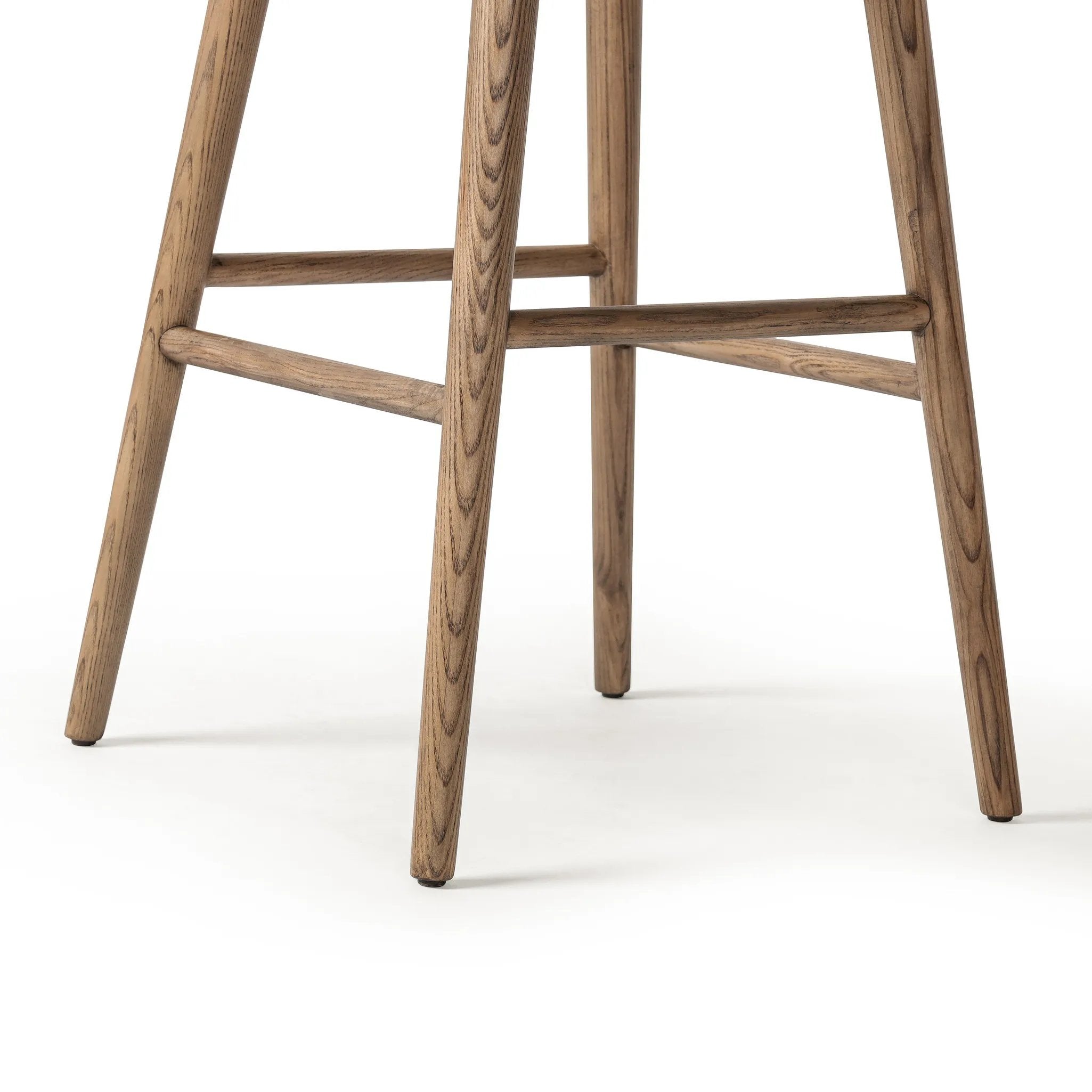 Featuring Hannah Sonoma Chestnut  Swivel Bar + Counter Stool by Four Hands at Amethyst Home. A midcentury-inspired counter stool gets refreshed with a modern memory swivel and chestnut top-grain leather. Slim, tapered oak legs balance a curved seat.BarOverall Dimensions: 21.75"w x 20.50"d x 40.75"hWeight: 23.81 lbsCounterOverall Dimensions: 21.75"w x 20.50. Amethyst Home provides interior design, new home construction design consulting, vintage area rugs, and lighting in the Alpharetta metro area.