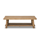 Bring an antiqued look to your living space with an Old World-inspired coffee table crafted from light, mixed reclaimed woods. Splayed legs and pull-through joinery details play up the table's warm, traditional look.As enthusiasts of natural style at Amethyst, we love the nature inspired Hasia Coffee Table - Light Mixed Reclaimed. Amethyst Home provides interior design, new home construction design consulting, vintage area rugs, and lighting in the Kansas City metro area.