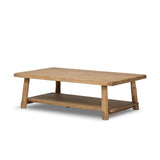 Bring an antiqued look to your living space with an Old World-inspired coffee table crafted from light, mixed reclaimed woods. Splayed legs and pull-through joinery details play up the table's warm, traditional look.As enthusiasts of natural style at Amethyst, we love the nature inspired Hasia Coffee Table - Light Mixed Reclaimed. Amethyst Home provides interior design, new home construction design consulting, vintage area rugs, and lighting in the Washington metro area.