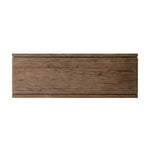 Featuring Henry Rustic Grey Veneer Desk by Four Hands at Amethyst Home. Made from solid reclaimed oak finished in a rustic grey, this slim-profile desk shapes subtly curved corners, bringing a handcrafted look to a minimalist form. Designed in partnership with longtime Four Hands collaborator Thomas Bina and Brazilian designer Ronald Sasson.Overall Dimensions: . Amethyst Home provides interior design, new home construction design consulting, vintage area rugs, and lighting in the Miami metro area.