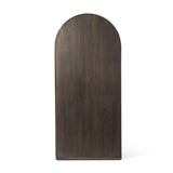 Featuring Hepburn Dark Anthracite Oak Veneer Cabinet by Four Hands at Amethyst Home. Beautifully arched with a flush plinth base, a versatile oak cabinet features a dark, rich finish. With generous interior shelving, a tempered glass front allows you to showcase favorite books and treasures — letting anyone who enters your space know exactly who you are. Ov. Amethyst Home provides interior design, new home construction design consulting, vintage area rugs, and lighting in the Park City metro area.