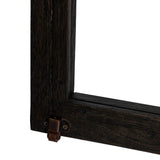 With rounded sides inspired by Eighties design, almond-finished oak brings depth into any room in your home. Spacious shelves create endless storage and display options for favorite books and keepsakes, all visible through clear tempered glass Amethyst Home provides interior design, new home construction design consulting, vintage area rugs, and lighting in the Calabasas metro area.