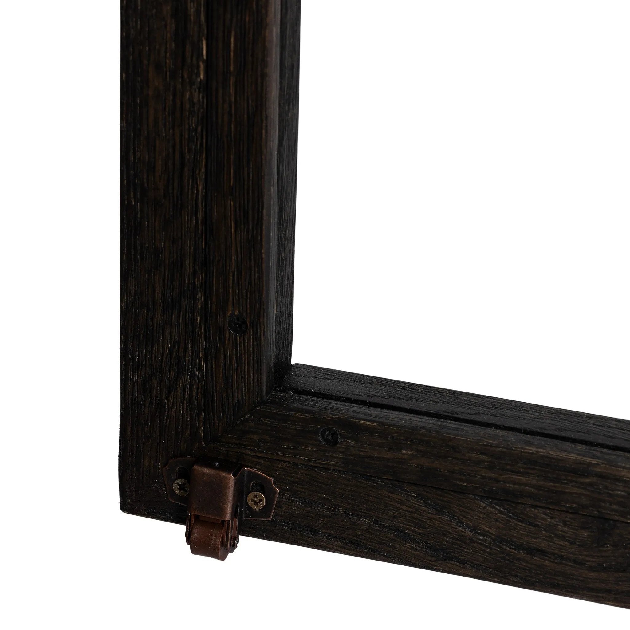 With rounded sides inspired by Eighties design, almond-finished oak brings depth into any room in your home. Spacious shelves create endless storage and display options for favorite books and keepsakes, all visible through clear tempered glass Amethyst Home provides interior design, new home construction design consulting, vintage area rugs, and lighting in the Calabasas metro area.