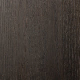 With rounded sides inspired by Eighties design, almond-finished oak brings depth into any room in your home. Spacious shelves create endless storage and display options for favorite books and keepsakes, all visible through clear tempered glass Amethyst Home provides interior design, new home construction design consulting, vintage area rugs, and lighting in the Portland metro area.