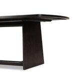 A timeless piece further elevated by its unique finish. Tark finish stops short of fully penetratung the wood, resulting in a beautiful, subtly plum-colored hue.As lovers of luxe materials at Amethyst, we love the optimistic inspired Hera Dining Table - Dark Tamo Ash. Amethyst Home provides interior design, new home construction design consulting, vintage area rugs, and lighting in the Park City metro area.