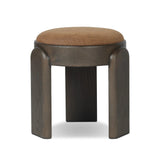 Make a subtle midcentury statement in any space. This unique three-leg accent stool is crafted of brown-finished solid ash and an upholstered ochre seat.As lovers of luxe style at Amethyst, we love the nature inspired Hina Accent Stool - Laughlin Ochre. This item pairs well with other brands such as Ethnicraft and is perfect for coastal homes Amethyst Home provides interior design, new home construction design consulting, vintage area rugs, and lighting in the Alpharetta metro area.