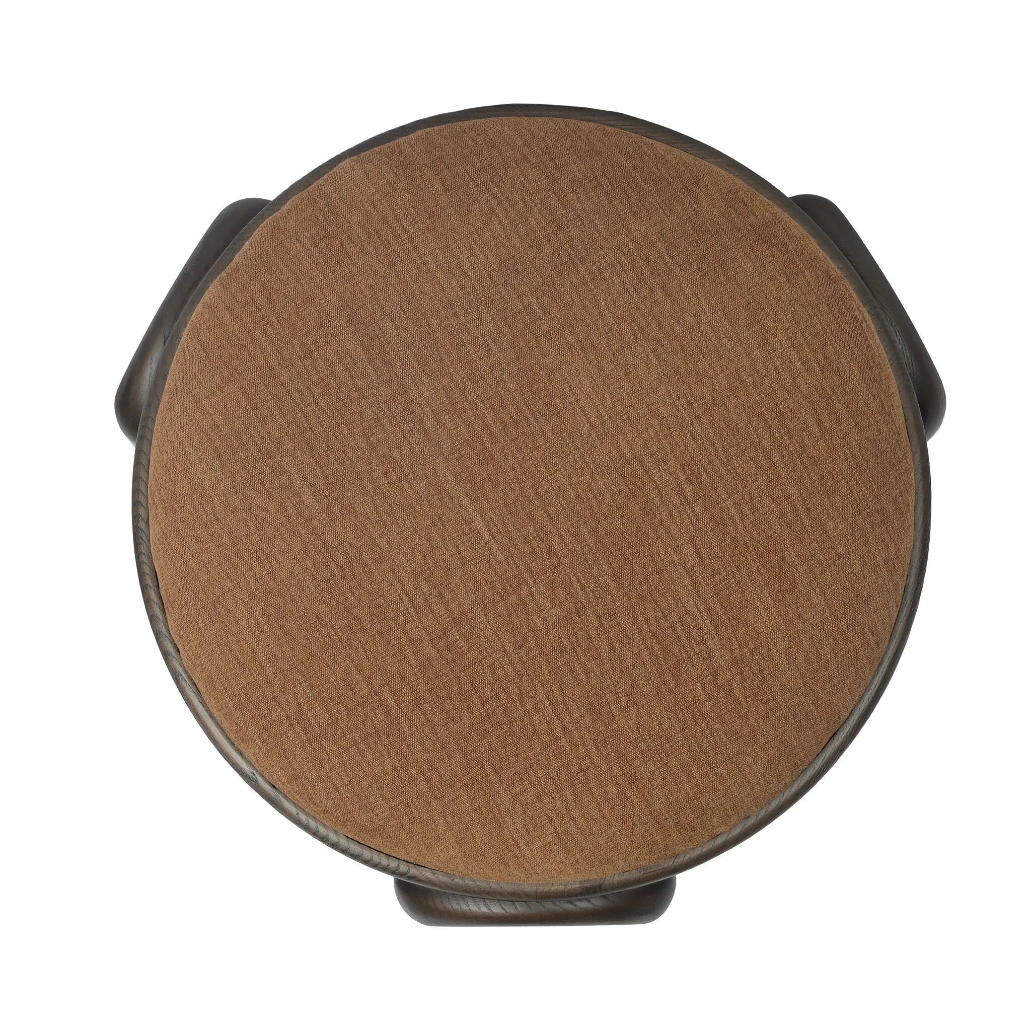 Make a subtle midcentury statement in any space. This unique three-leg accent stool is crafted of brown-finished solid ash and an upholstered ochre seat.As lovers of luxe style at Amethyst, we love the nature inspired Hina Accent Stool - Laughlin Ochre. This item pairs well with other brands such as Ethnicraft and is perfect for coastal homes Amethyst Home provides interior design, new home construction design consulting, vintage area rugs, and lighting in the Los Angeles metro area.