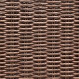 A light, airy take on the traditional bistro shape. This outdoor dining chair features exaggerated splayed legs and a curved X-shaped stretcher, with a handle detail cut out of the woven seat back. Finished with a seat cushion. Cover or store indoors during inclement weather and when not in use. Amethyst Home provides interior design, new home construction design consulting, vintage area rugs, and lighting in the San Diego metro area.