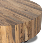 Featuring Hudson Spalted Primav Large Coffee Table by Four Hands at Amethyst Home. Stunning forces of nature are captured in a coffee table, as spalted primavera wood is hand-shaped into a cylindrical silhouette. Reflective of woods' natural character, a slight color variance is possible.Overall Dimensions: 55"W x 55"L x 15.25"H
Collection: WessonColors: . Amethyst Home provides interior design, new home construction design consulting, vintage area rugs, and lighting in the Kansas City metro area.