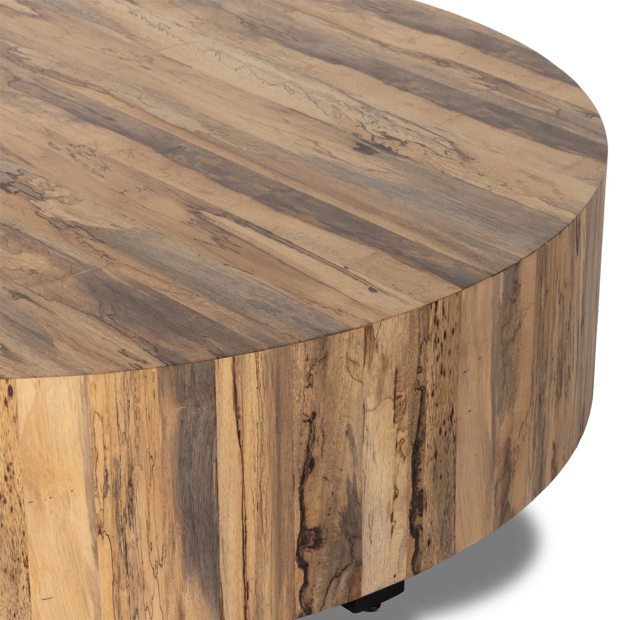 Featuring Hudson Spalted Primav Large Coffee Table by Four Hands at Amethyst Home. Stunning forces of nature are captured in a coffee table, as spalted primavera wood is hand-shaped into a cylindrical silhouette. Reflective of woods' natural character, a slight color variance is possible.Overall Dimensions: 55"W x 55"L x 15.25"H
Collection: WessonColors: . Amethyst Home provides interior design, new home construction design consulting, vintage area rugs, and lighting in the Kansas City metro area.