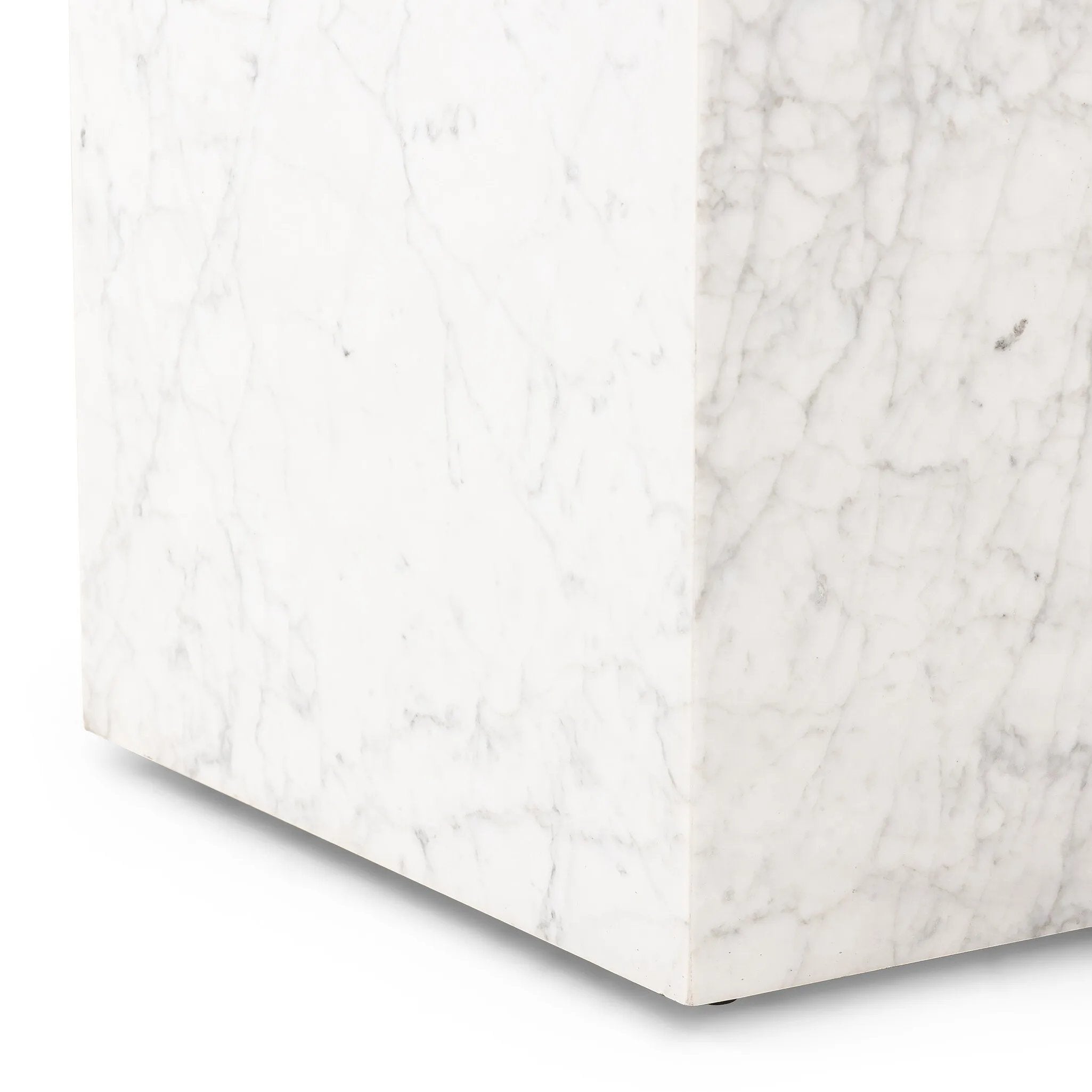 Featuring Reina Carrara Marble End Table by Four Hands at Amethyst Home. A study in simplicity. Carved from Carrara marble for a clean, modern statement in any space.
Overall Dimensions: 19.75" L x 19.75 " W x 19.75" H
Materials: Carrara Solid, Poplar PlywoodWeight: 130.07 lbs. Amethyst Home provides interior design, new home construction design consulting, vintage area rugs, and lighting in the Dallas metro area.