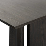 Featuring Huxley Smoked Black Veneer Dining Table by Four Hands at Amethyst Home. A smoked black finish brings character to this substantially sized dining table. Angled panel legs separated by a round cylinder craft a geometric look.
Overall Dimensions: 42.0" L x 100.0 " W x 30.0" H
Materials: Thick Oak Veneer, Solid OakWeight: 239.2 lbs. Amethyst Home provides interior design, new home construction design consulting, vintage area rugs, and lighting in the Newport Beach metro area.