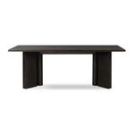Featuring Huxley Smoked Black Veneer Dining Table by Four Hands at Amethyst Home. A smoked black finish brings character to this substantially sized dining table. Angled panel legs separated by a round cylinder craft a geometric look.
Overall Dimensions: 42.0" L x 100.0 " W x 30.0" H
Materials: Thick Oak Veneer, Solid OakWeight: 239.2 lbs. Amethyst Home provides interior design, new home construction design consulting, vintage area rugs, and lighting in the Washington metro area.
