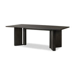 Featuring Huxley Smoked Black Veneer Dining Table by Four Hands at Amethyst Home. A smoked black finish brings character to this substantially sized dining table. Angled panel legs separated by a round cylinder craft a geometric look.
Overall Dimensions: 42.0" L x 100.0 " W x 30.0" H
Materials: Thick Oak Veneer, Solid OakWeight: 239.2 lbs. Amethyst Home provides interior design, new home construction design consulting, vintage area rugs, and lighting in the Winter Garden metro area.
