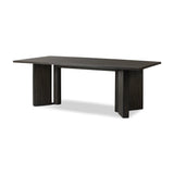 Featuring Huxley Smoked Black Veneer Dining Table by Four Hands at Amethyst Home. A smoked black finish brings character to this substantially sized dining table. Angled panel legs separated by a round cylinder craft a geometric look.
Overall Dimensions: 42.0" L x 100.0 " W x 30.0" H
Materials: Thick Oak Veneer, Solid OakWeight: 239.2 lbs. Amethyst Home provides interior design, new home construction design consulting, vintage area rugs, and lighting in the Winter Garden metro area.