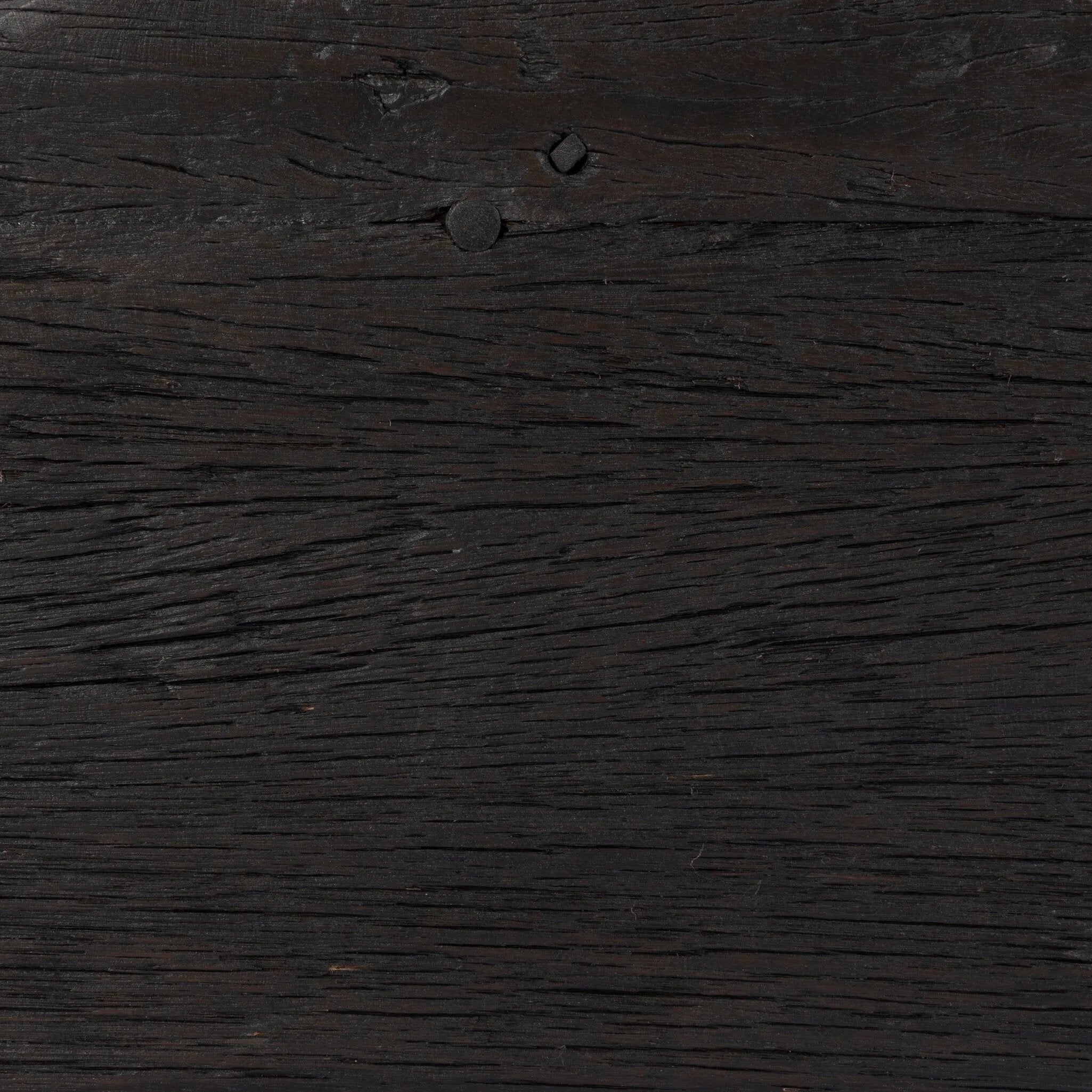 Simple shaping, endless options. Finished in a brownish grey, character-rich reclaimed woods shape a half-circle tabletop and softened tapered legs. Ideal for styling next to your favorite sofa or reading chair, or up against the wall if you're short on space. Amethyst Home provides interior design, new home construction design consulting, vintage area rugs, and lighting in the Boston metro area.